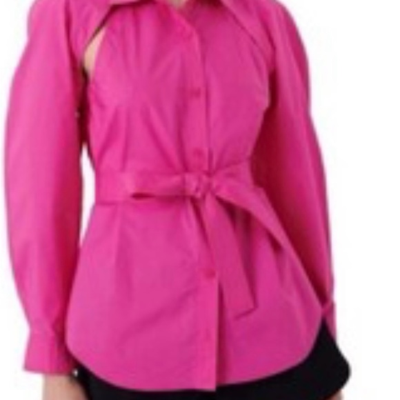 STYLEWE Fuchsia Button-Down Shirt - Picture 2 of 3